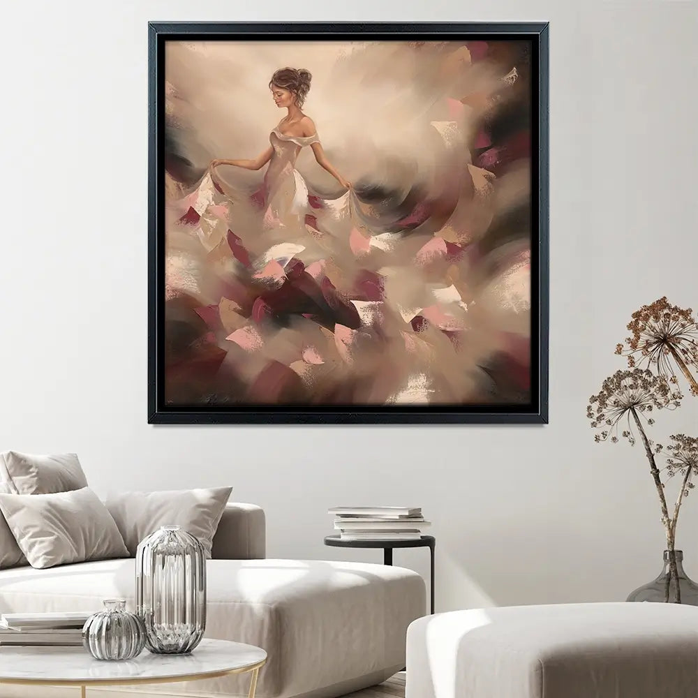 Carefree Square Canvas Print Carefree Square Canvas Print wall art product Isabella Karolewicz