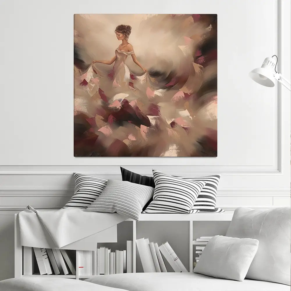Carefree Square Canvas Print Carefree Square Canvas Print wall art product Isabella Karolewicz