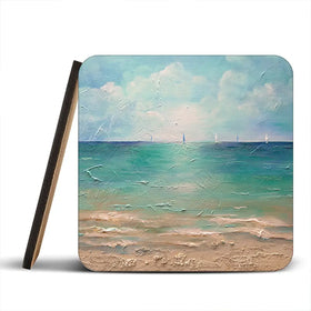 Caribbean Chill Coaster Set Caribbean Chill Coaster Set wall art product Art Print Shop