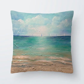Caribbean Chill Cushion Caribbean Chill Cushion wall art product Art Print Shop