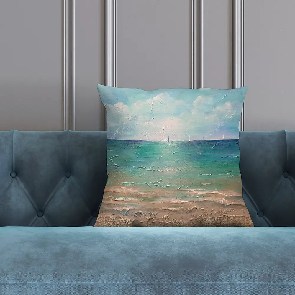 Caribbean Chill Cushion Caribbean Chill Cushion wall art product Art Print Shop