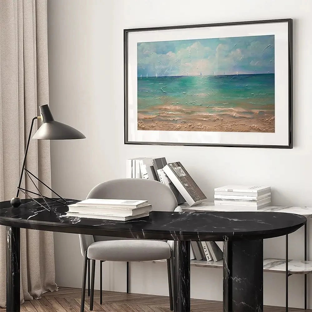 Caribbean Chill Framed Art Print Caribbean Chill Framed Art Print wall art product Osnat Tzadok