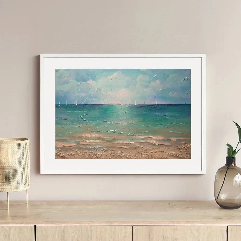 Caribbean Chill Framed Art Print Caribbean Chill Framed Art Print wall art product Osnat Tzadok
