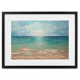 Caribbean Chill Framed Art Print Caribbean Chill Framed Art Print wall art product Osnat Tzadok
