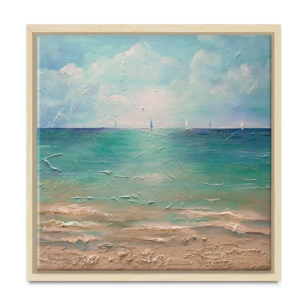 Caribbean Chill Square Canvas Print Caribbean Chill Square Canvas Print wall art product Art Print Shop