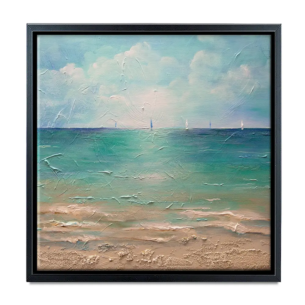 Caribbean Chill Square Canvas Print Caribbean Chill Square Canvas Print wall art product Art Print Shop