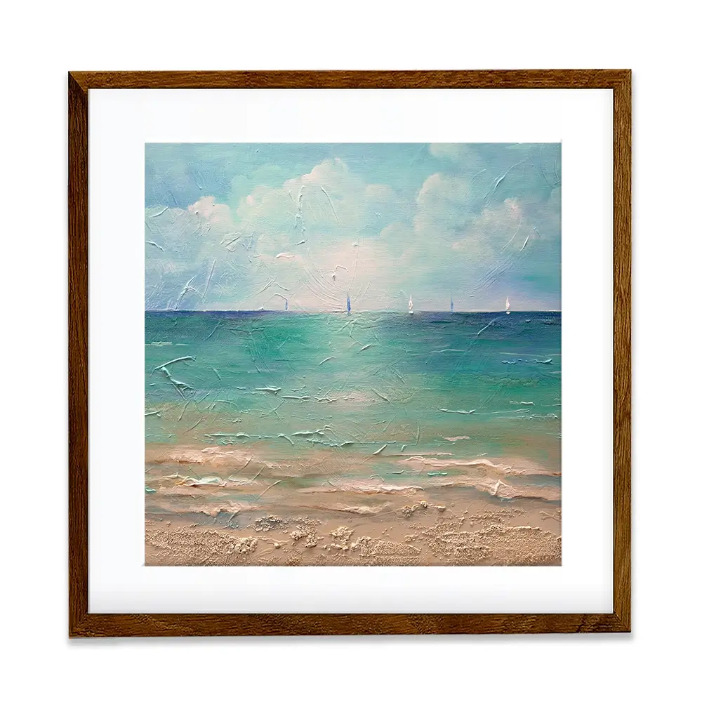 Caribbean Chill Square Framed Art Print Caribbean Chill Square Framed Art Print wall art product Art Print Shop