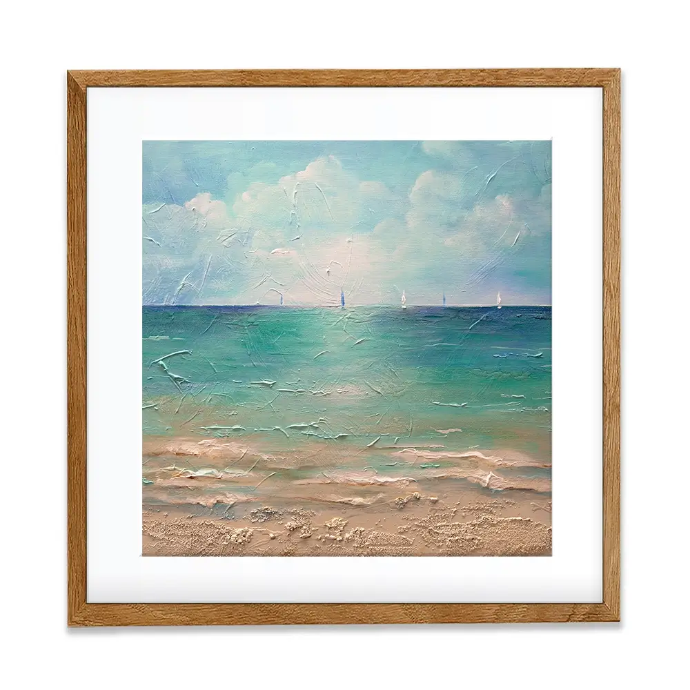 Caribbean Chill Square Framed Art Print Caribbean Chill Square Framed Art Print wall art product Art Print Shop