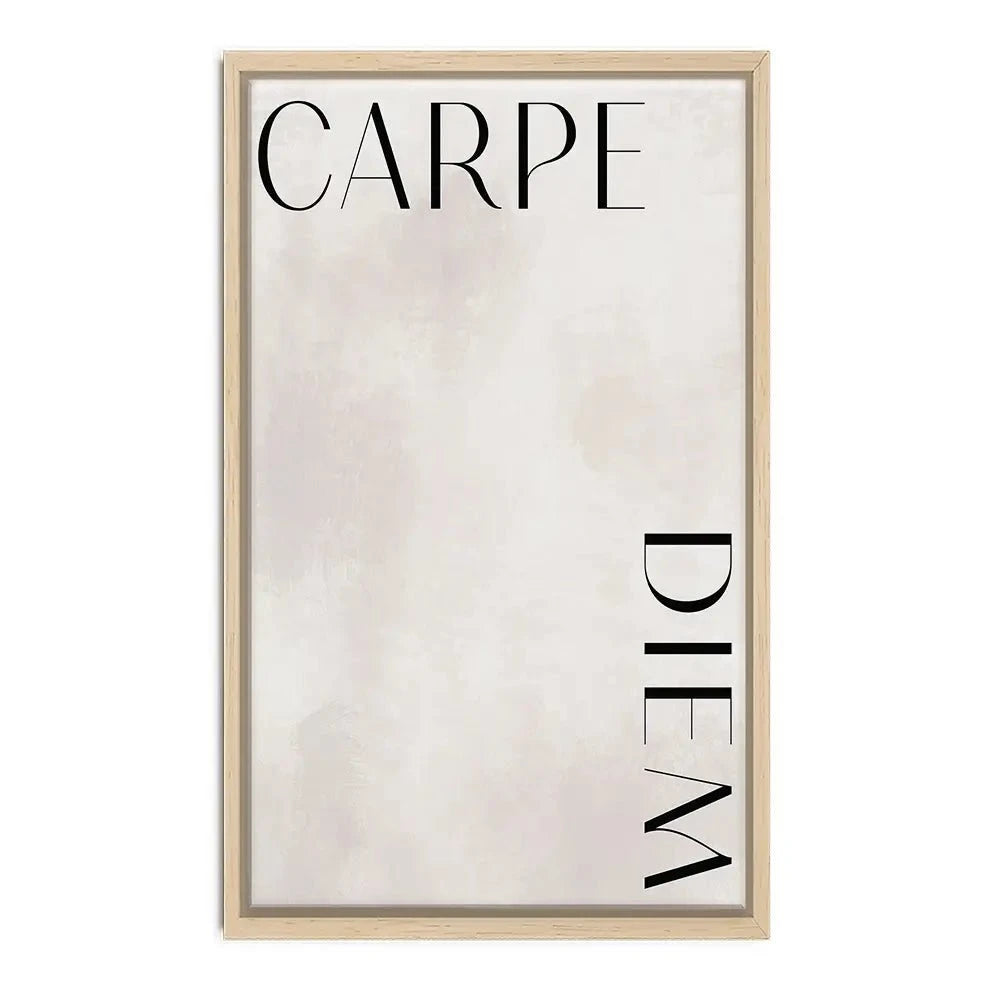 Carpe Diem Canvas Print Carpe Diem Canvas Print wall art product Treechild