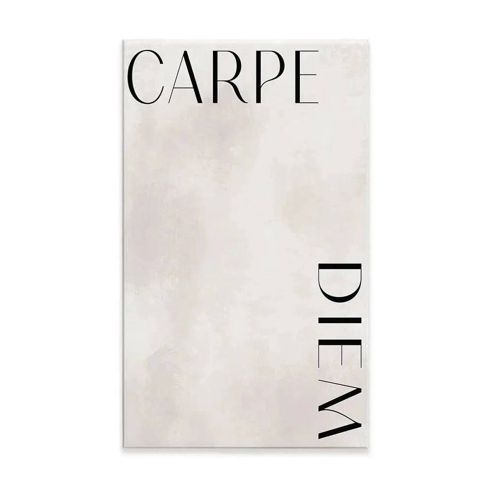 Carpe Diem Canvas Print Carpe Diem Canvas Print wall art product Treechild