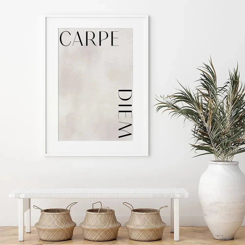 Carpe Diem Framed Art Print Carpe Diem Framed Art Print wall art product Treechild