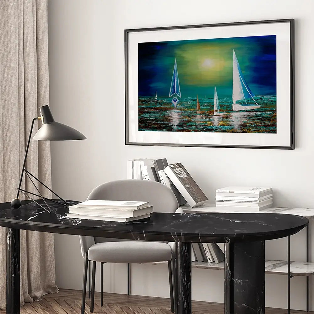Carried By The Wind Framed Art Print Carried By The Wind Framed Art Print wall art product Osnat Tzadok