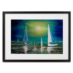 Carried By The Wind Framed Art Print wall art product Osnat Tzadok