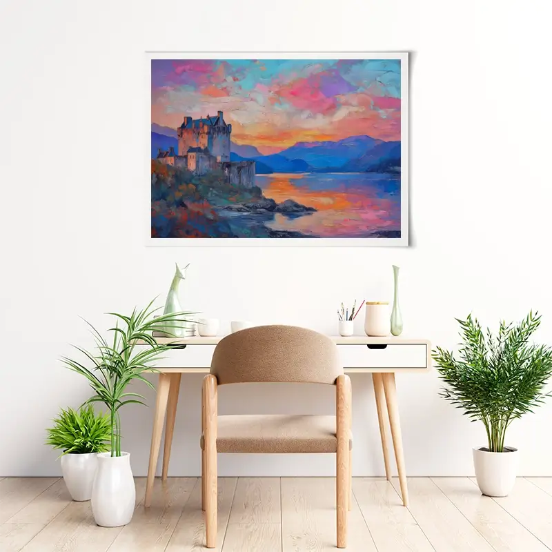 Castle At Dusk Art Print Castle At Dusk Art Print wall art product David Alexander Elder