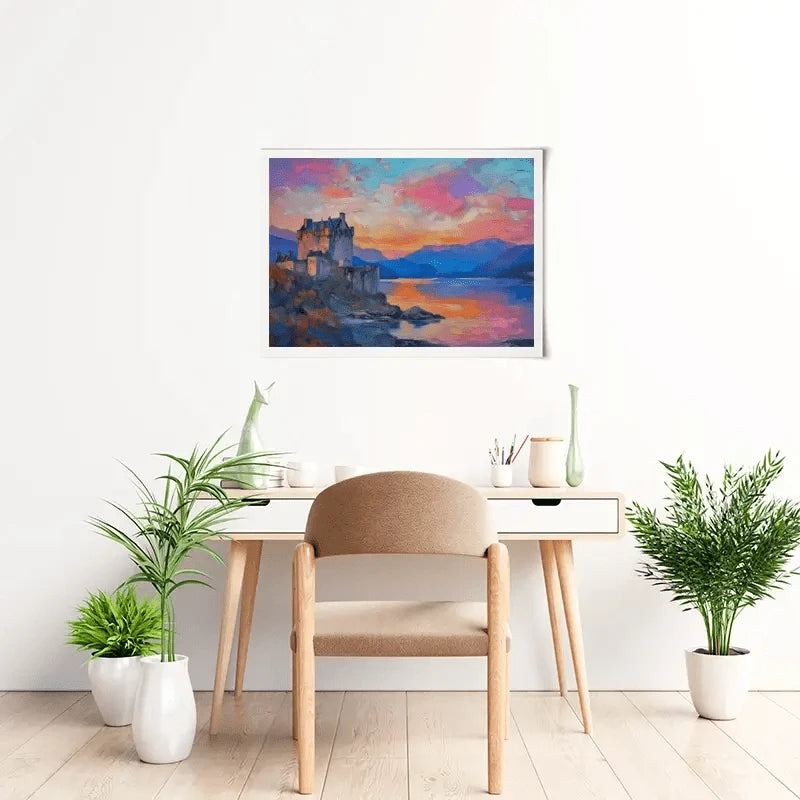 Castle At Dusk Art Print Castle At Dusk Art Print wall art product David Alexander Elder