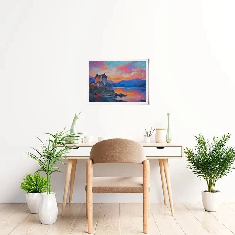 Castle At Dusk Art Print Castle At Dusk Art Print wall art product David Alexander Elder