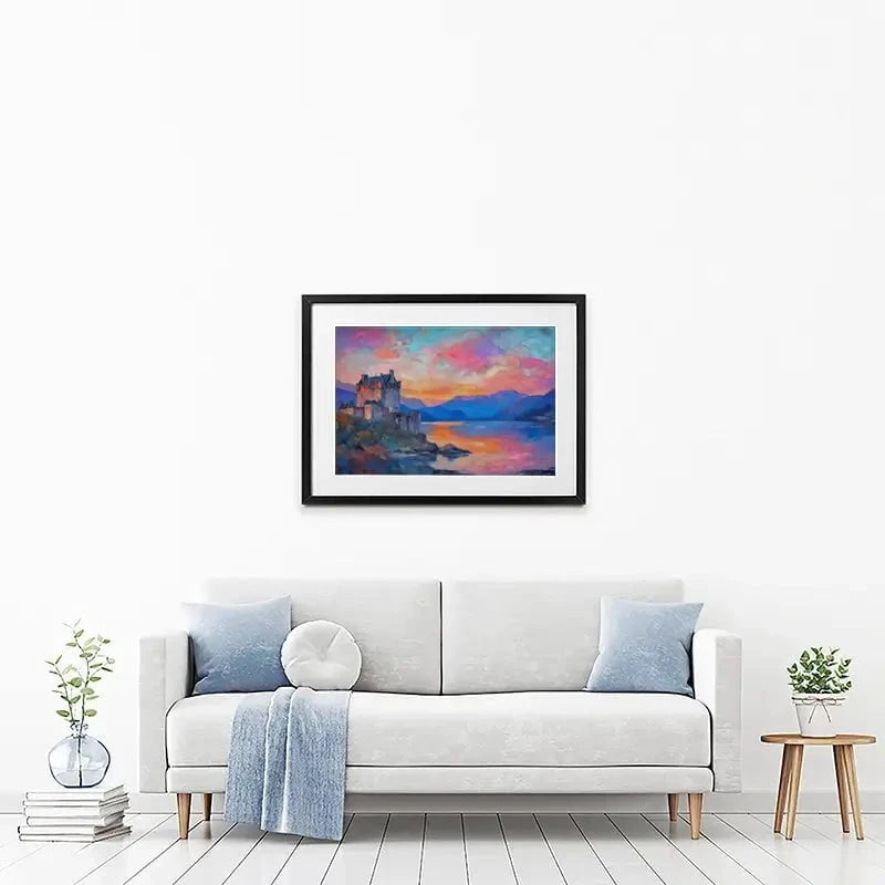 Castle At Dusk Framed Art Print Castle At Dusk Framed Art Print wall art product David Alexander Elder