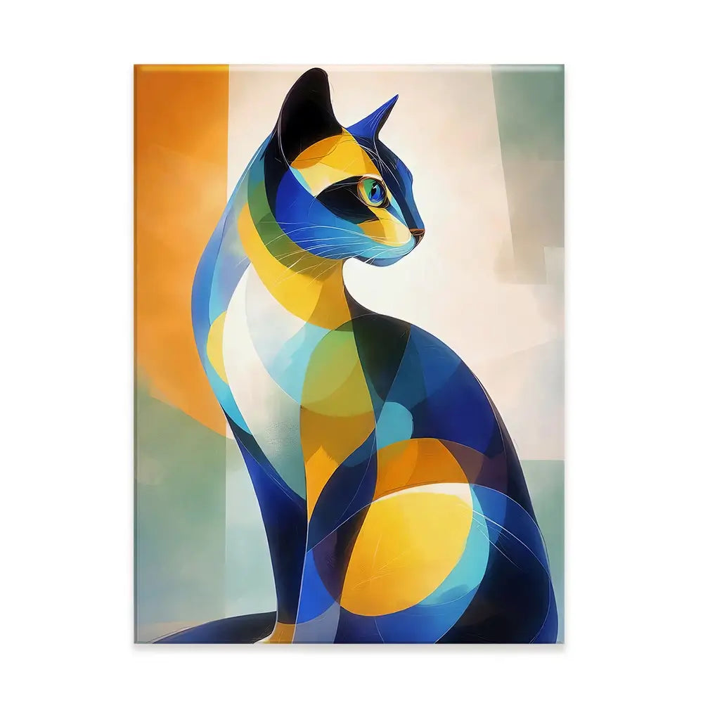 Cat Cubism Canvas Print Cat Cubism Canvas Print wall art product David Alexander Elder