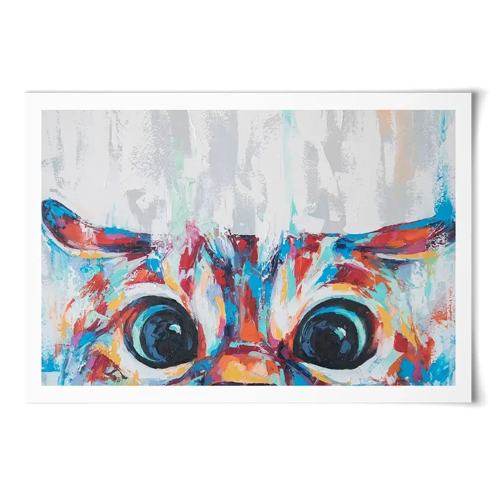 Cat Eyes Art Print Cat Eyes Art Print wall art product Mari Dein / Shutterstock