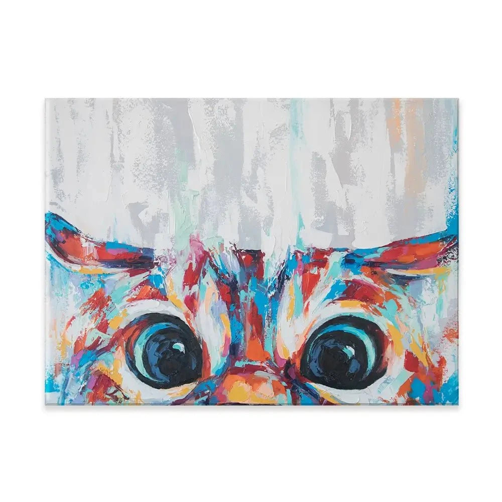 Cat Eyes Canvas Print Cat Eyes Canvas Print wall art product Mari Dein / Shutterstock