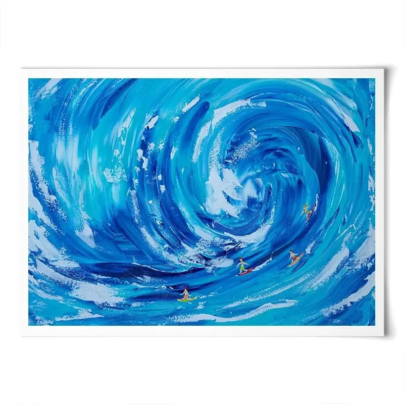 Catch A Wave Art Print Catch A Wave Art Print wall art product Estelle Grengs - Independent