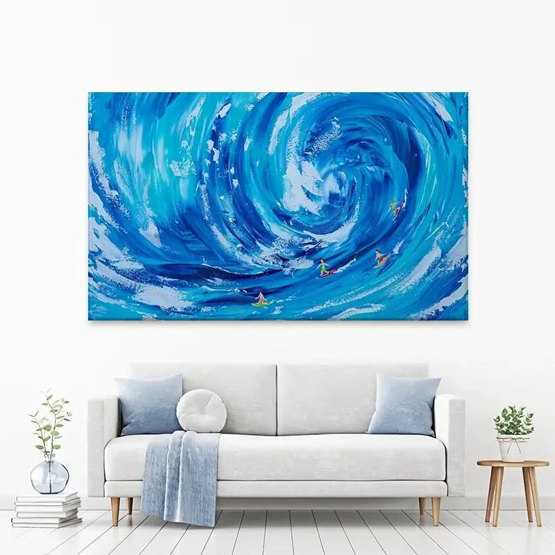 Catch A Wave Canvas Print Catch A Wave Canvas Print wall art product Estelle Grengs - Independent