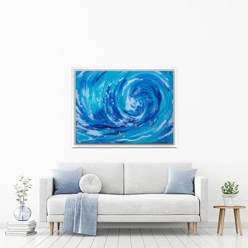 Catch A Wave Canvas Print Catch A Wave Canvas Print wall art product Estelle Grengs - Independent