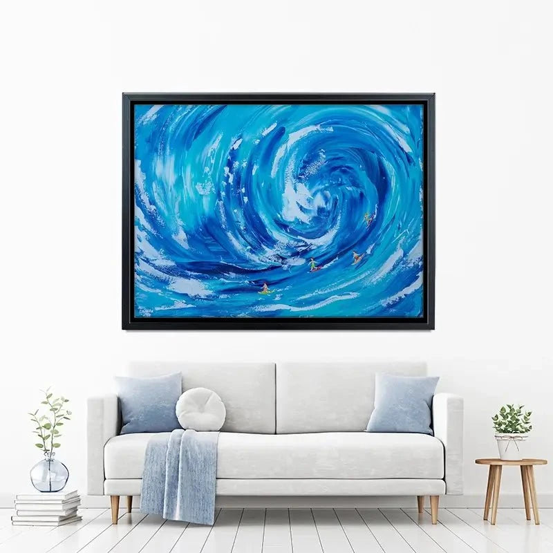 Catch A Wave Canvas Print Catch A Wave Canvas Print wall art product Estelle Grengs - Independent