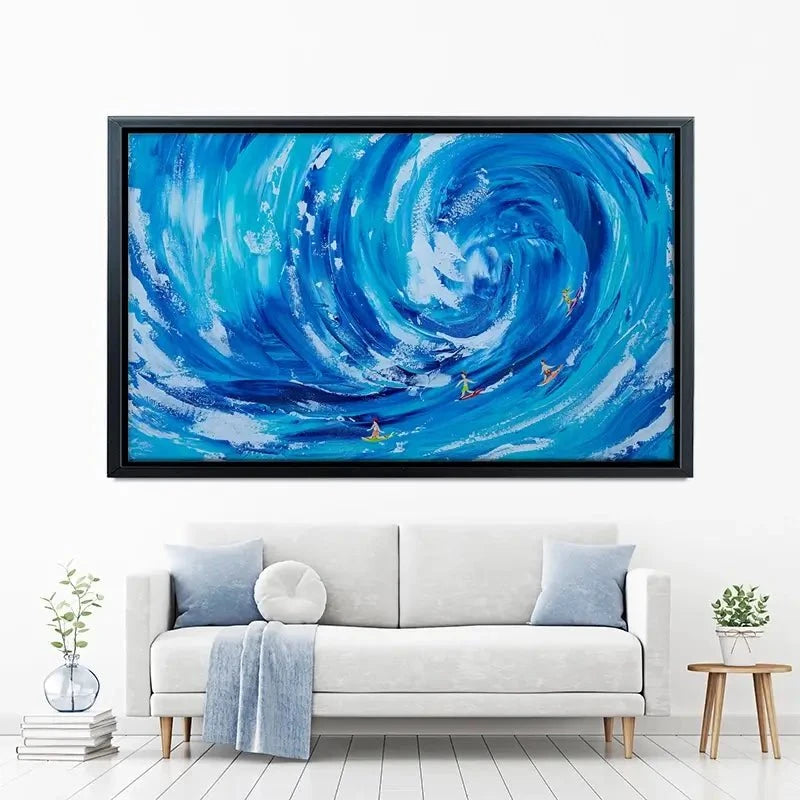 Catch A Wave Canvas Print Catch A Wave Canvas Print wall art product Estelle Grengs - Independent