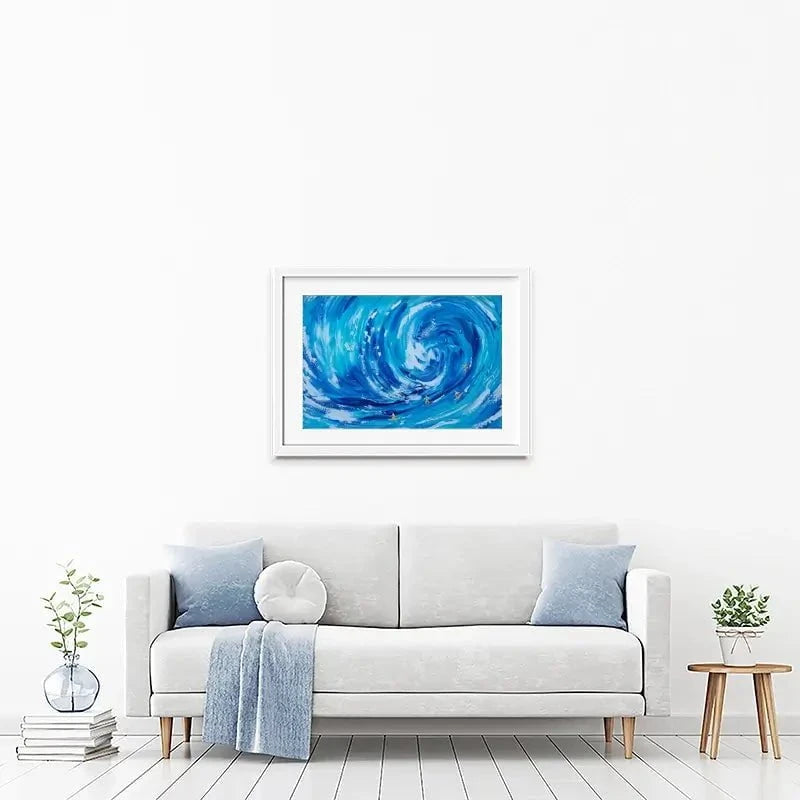 Catch A Wave Framed Art Print Catch A Wave Framed Art Print wall art product Estelle Grengs - Independent