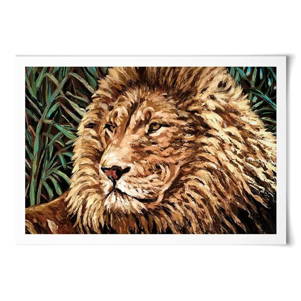 Cecil The Lion Art Print Cecil The Lion Art Print wall art product Carolee Vitaletti