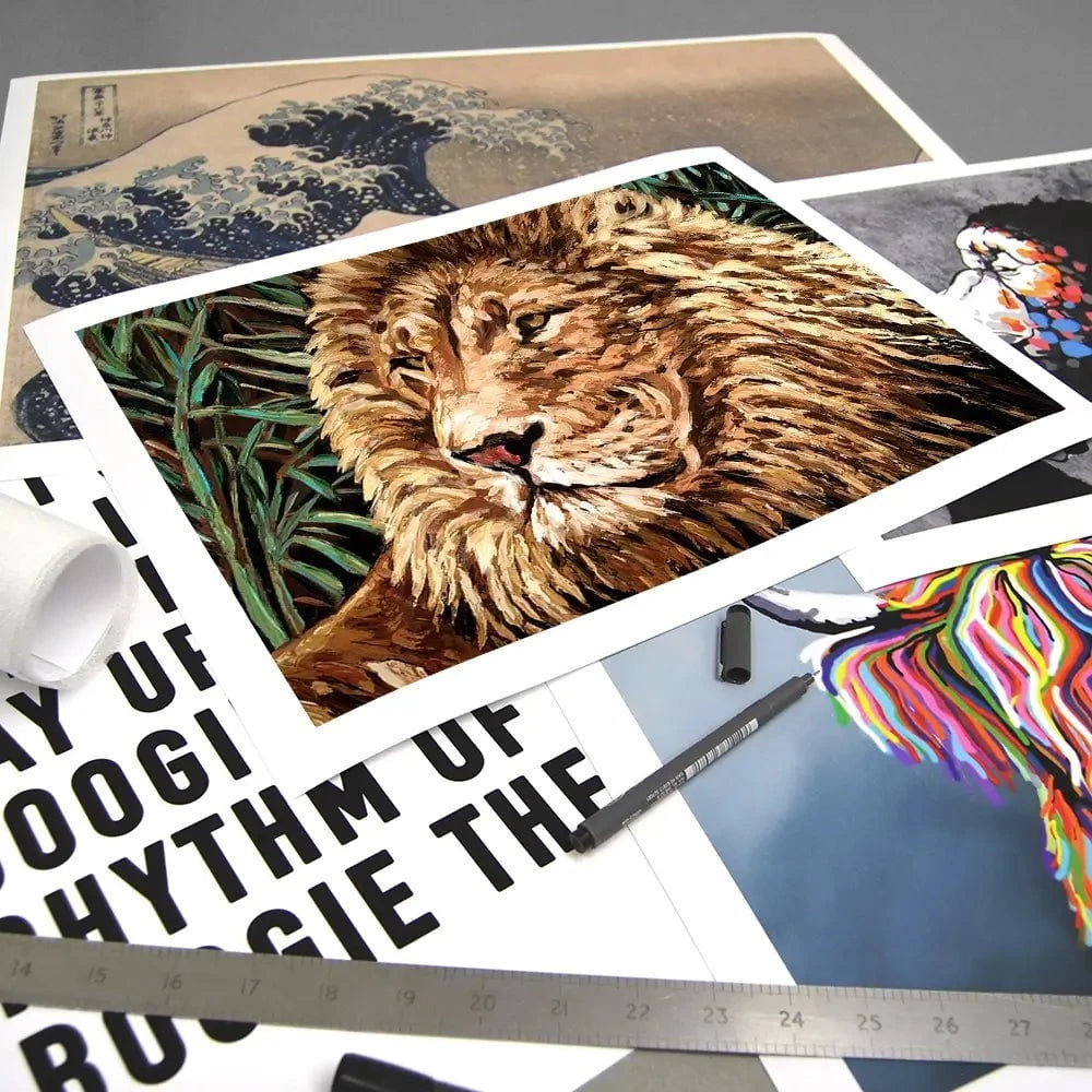 Cecil The Lion Art Print Cecil The Lion Art Print wall art product Carolee Vitaletti