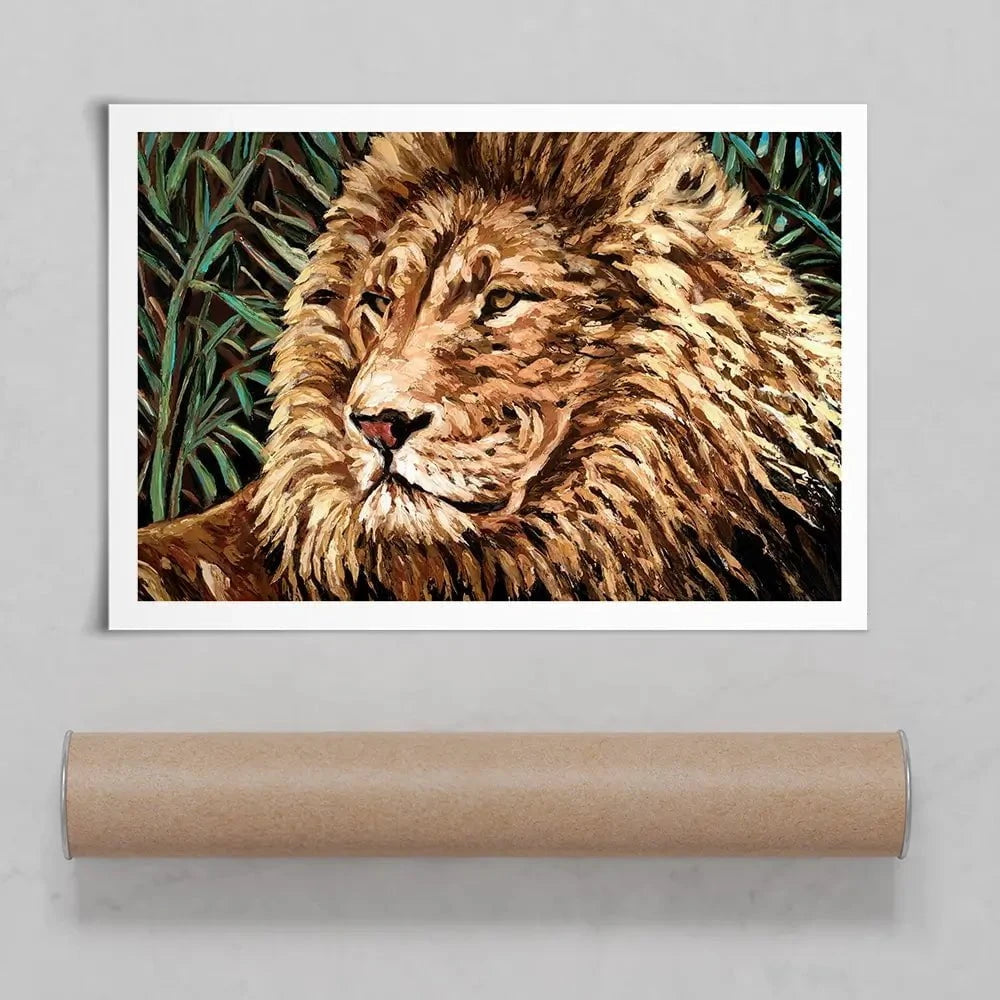 Cecil The Lion Art Print Cecil The Lion Art Print wall art product Carolee Vitaletti