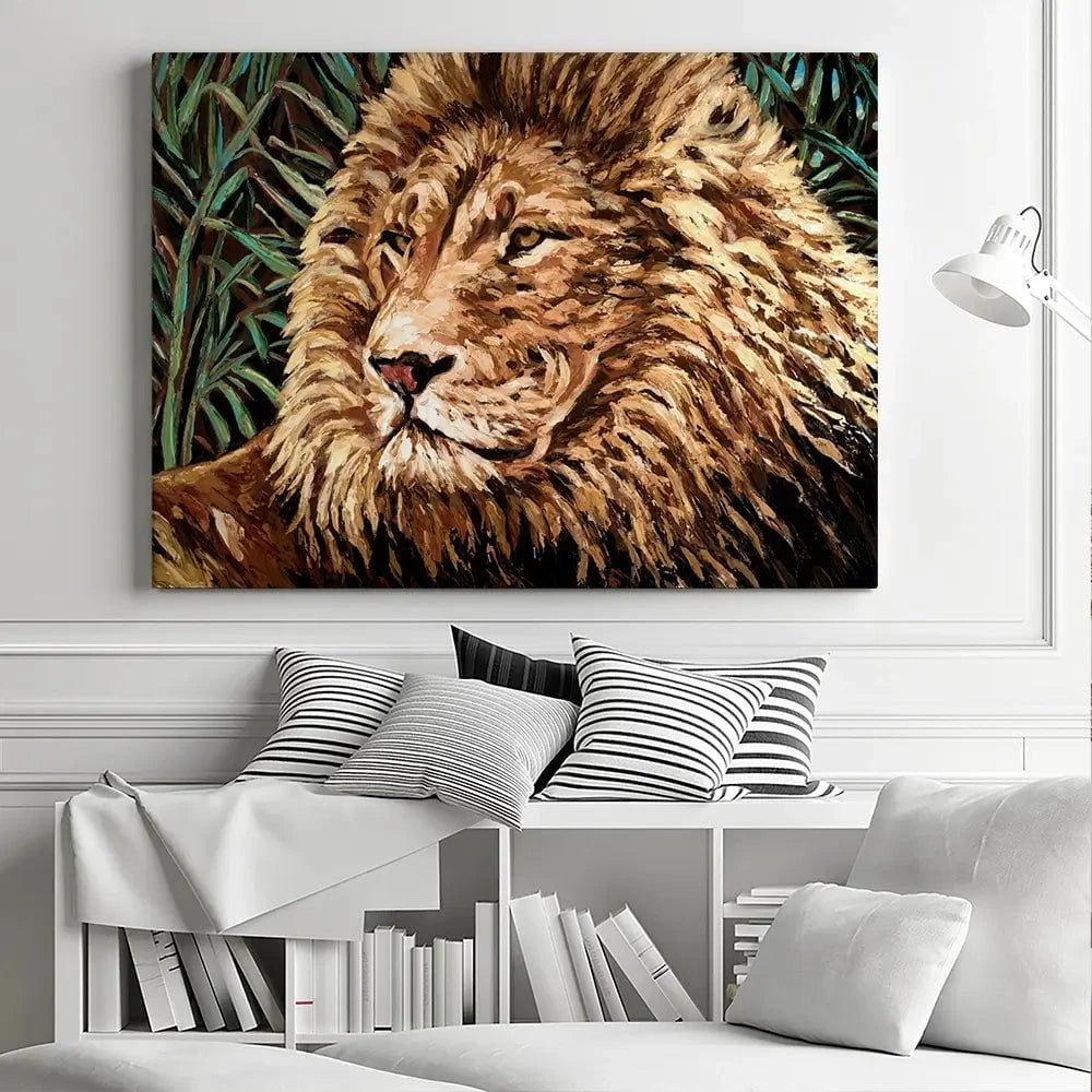 Cecil The Lion Canvas Print Cecil The Lion Canvas Print wall art product Carolee Vitaletti