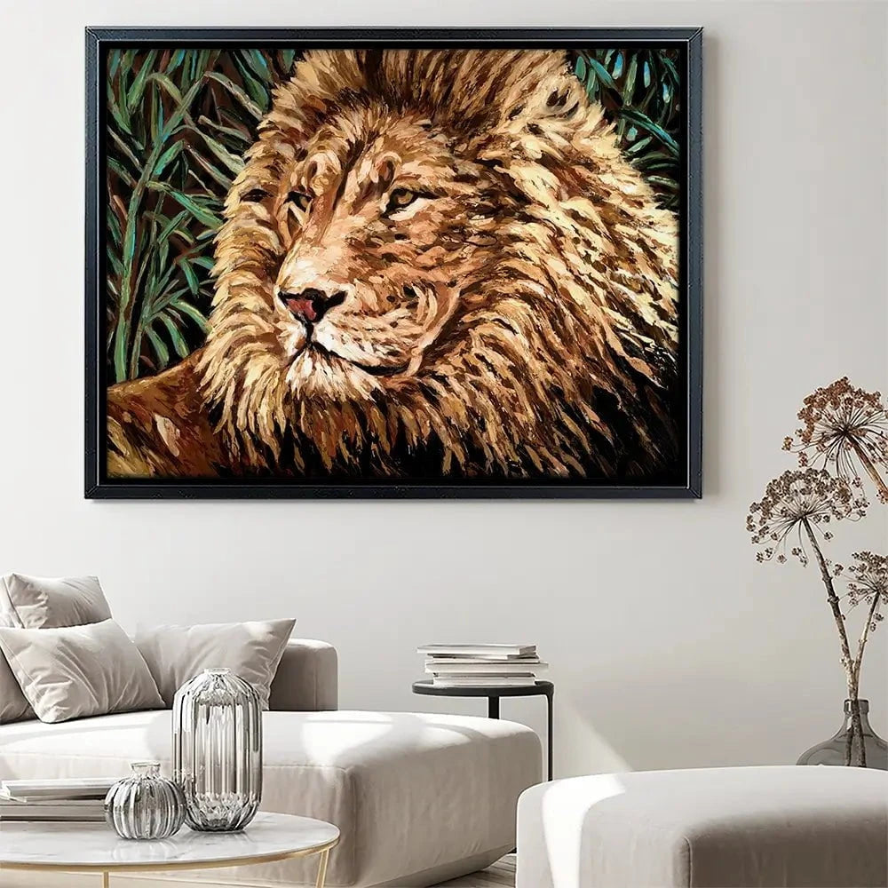 Cecil The Lion Canvas Print Cecil The Lion Canvas Print wall art product Carolee Vitaletti
