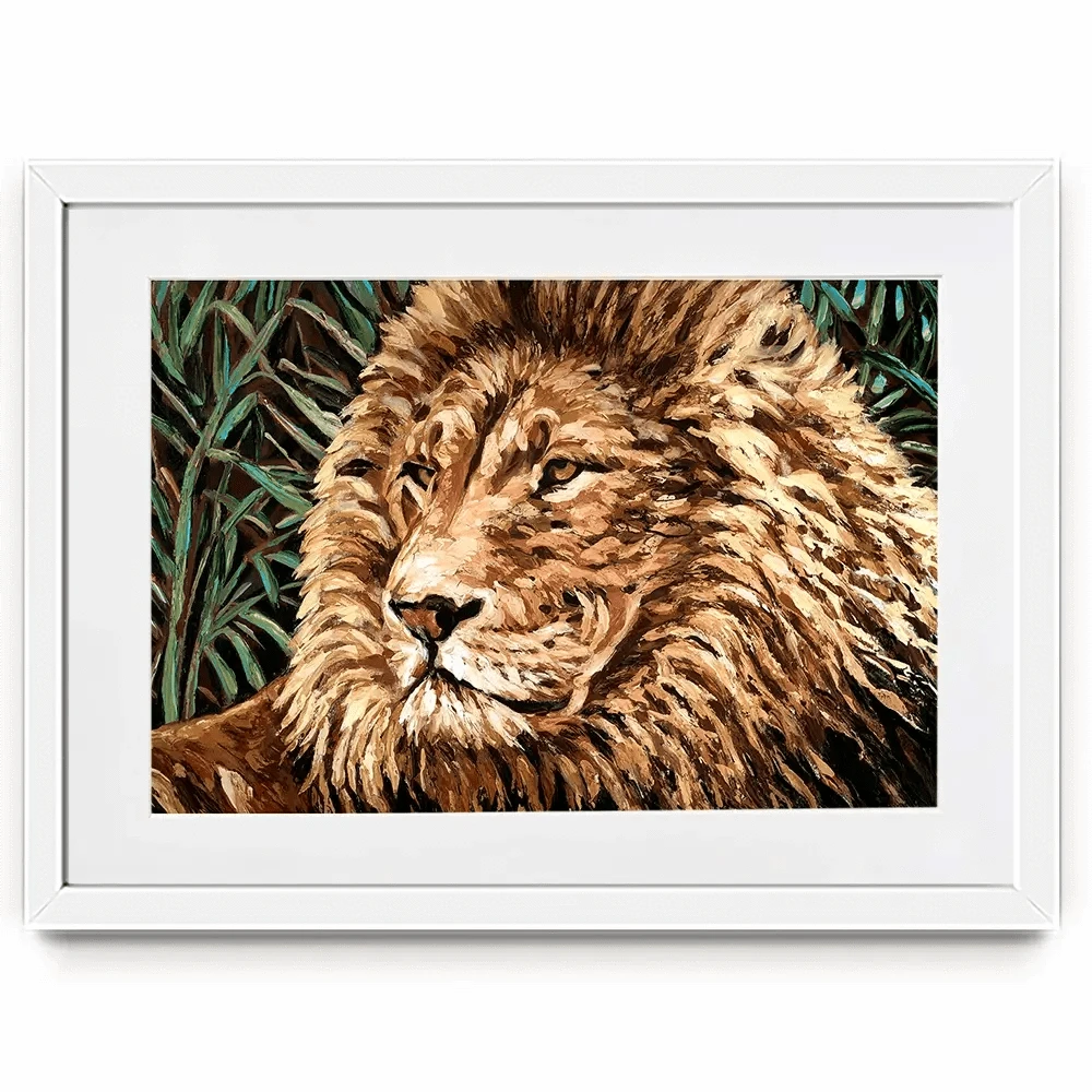 Cecil The Lion Framed Art Print Cecil The Lion Framed Art Print wall art product Carolee Vitaletti