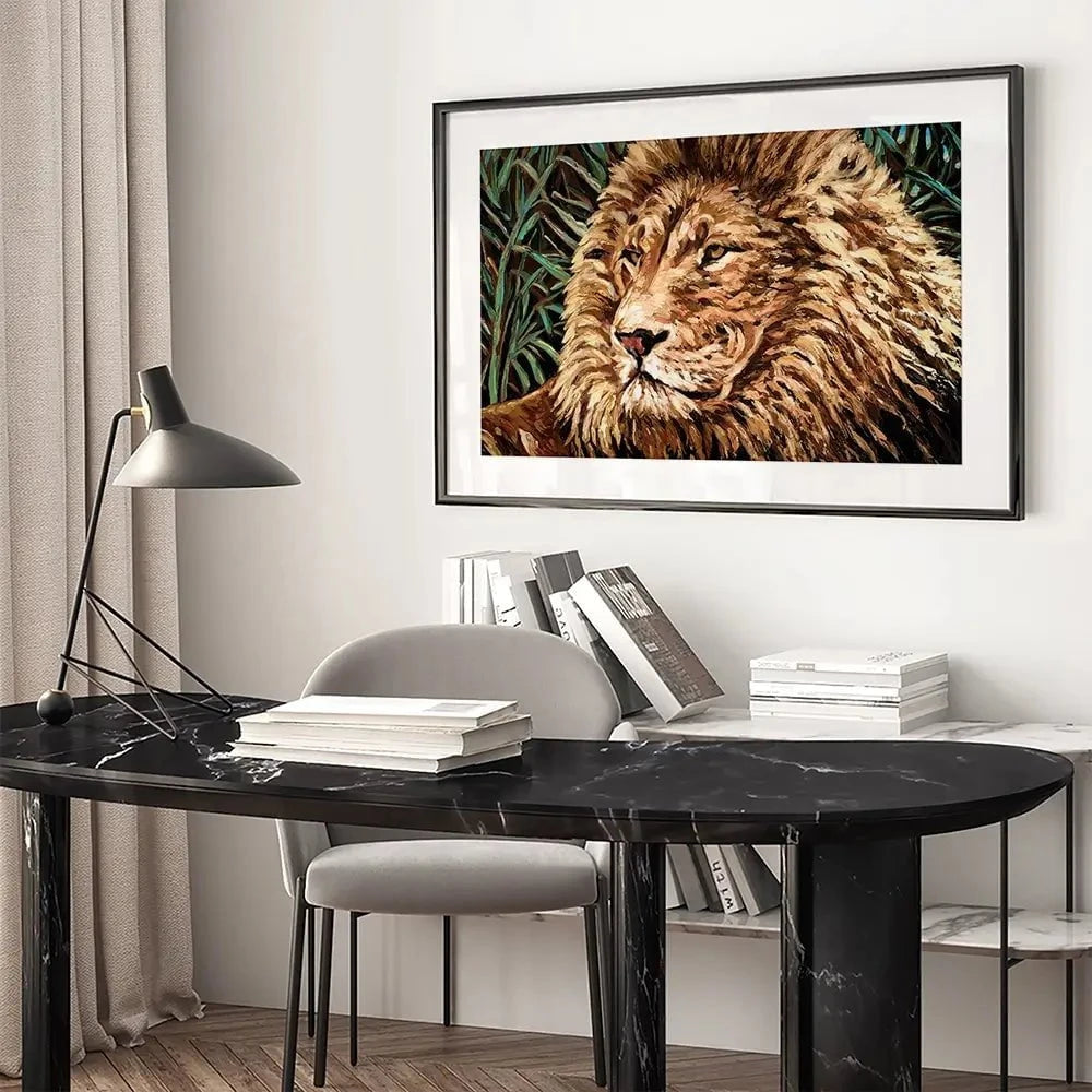 Cecil The Lion Framed Art Print Cecil The Lion Framed Art Print wall art product Carolee Vitaletti