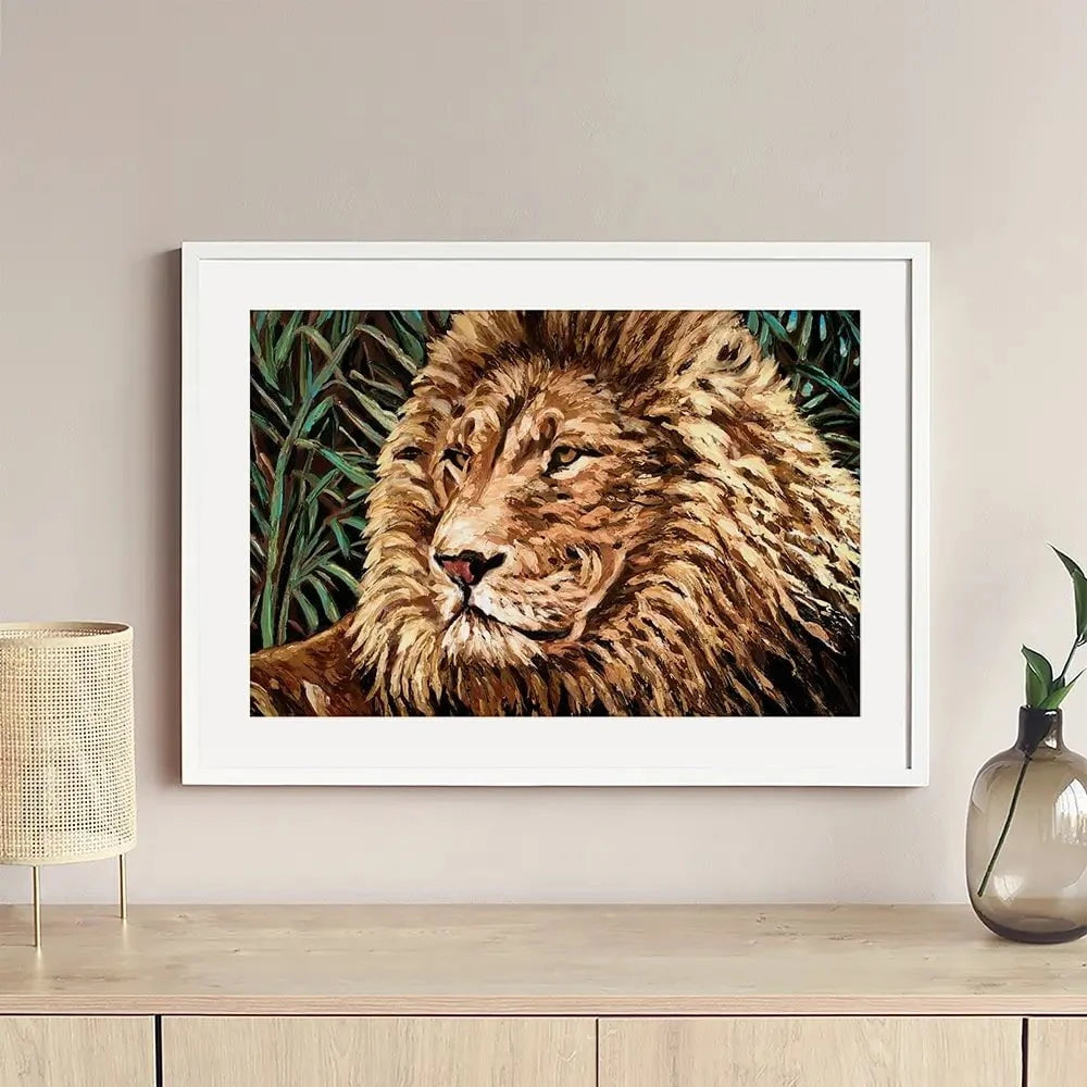Cecil The Lion Framed Art Print Cecil The Lion Framed Art Print wall art product Carolee Vitaletti