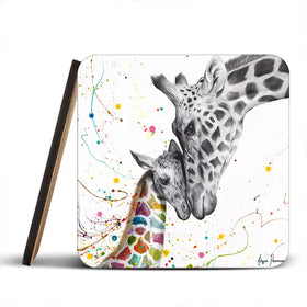 Celebration Of Love Coaster Set Rainbow Soul Tree Coaster Set | Rainbow Soul Tree Art Coasters wall art product Ashvin Harrison