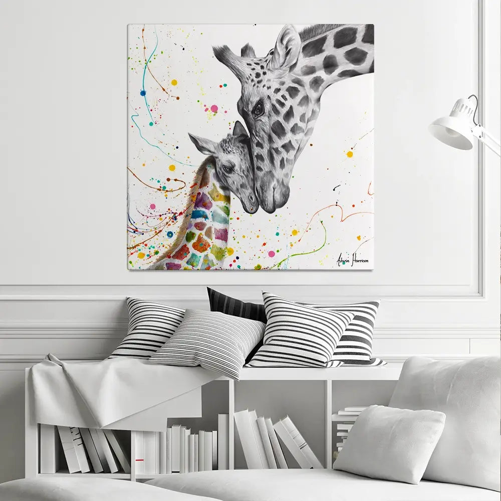 Celebration Of Love Square Canvas Print Celebration Of Love Square Canvas Print wall art product Ashvin Harrison