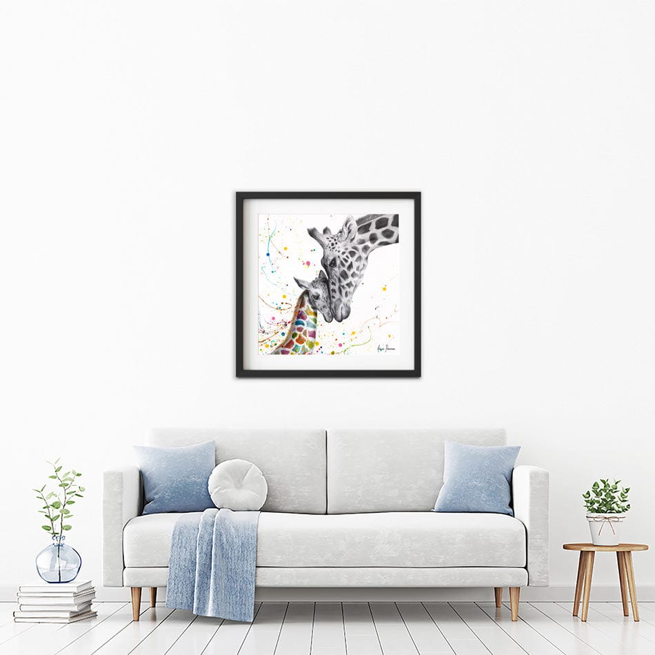 Celebration Of Love Square Framed Art Print wall art product Ashvin Harrison
