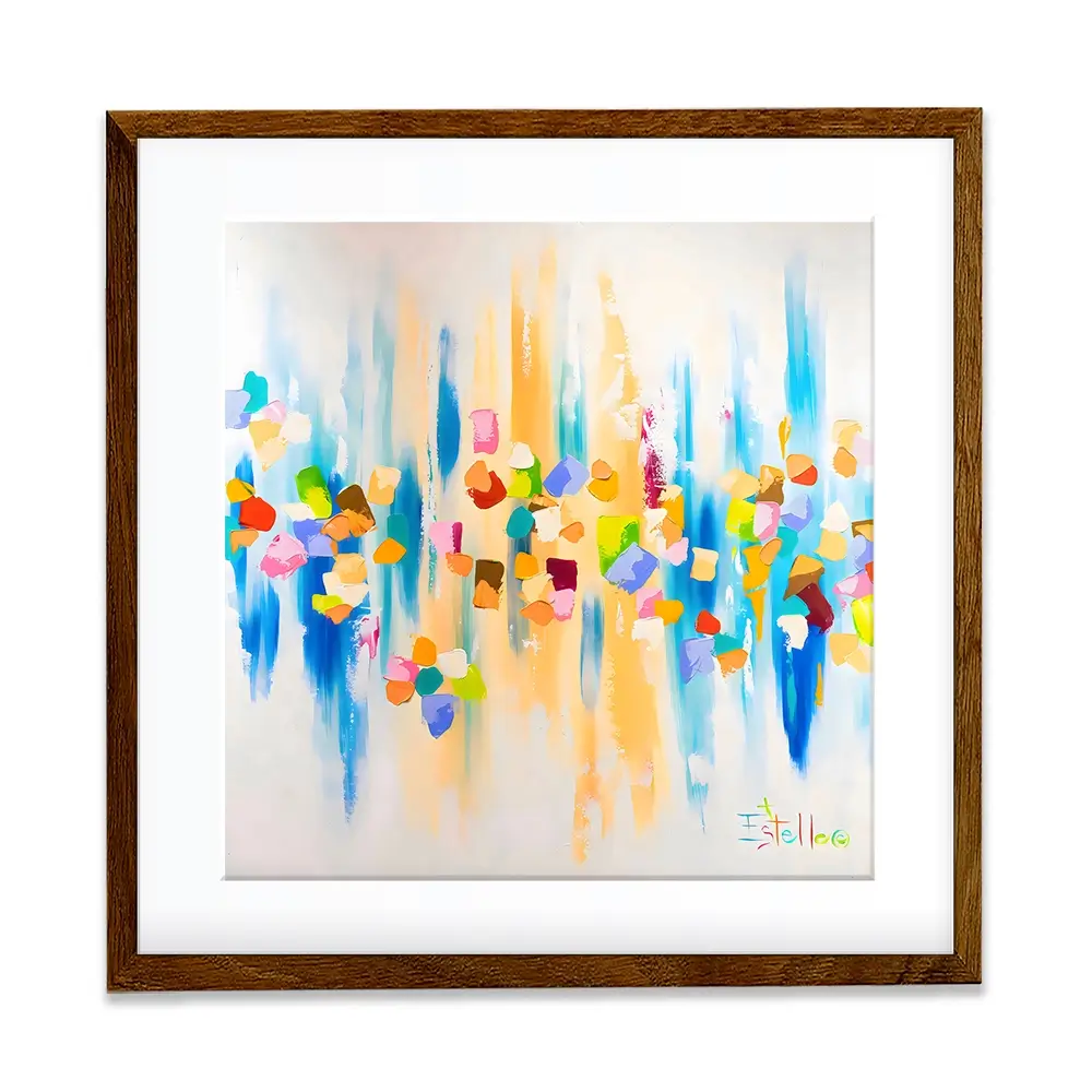 Celebration Square Framed Art Print Celebration Square Framed Art Print wall art product Estelle Grengs - Independent