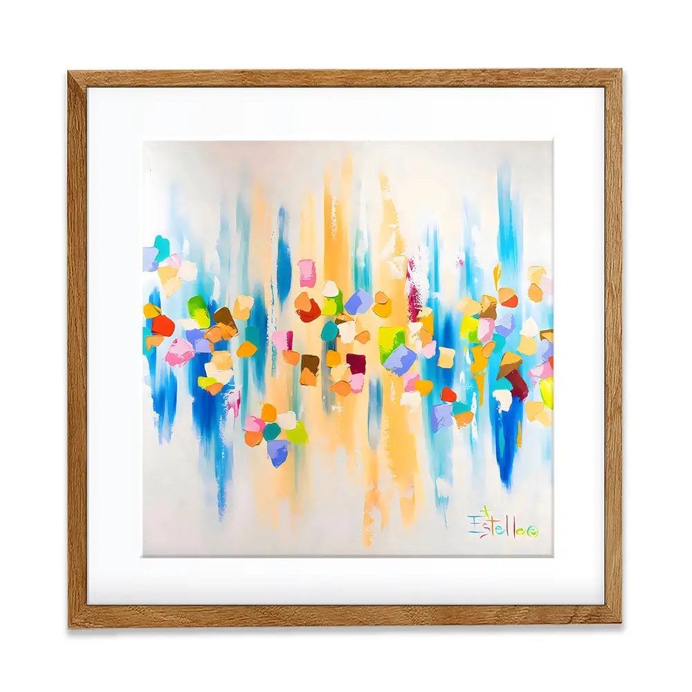 Celebration Square Framed Art Print Celebration Square Framed Art Print wall art product Estelle Grengs - Independent