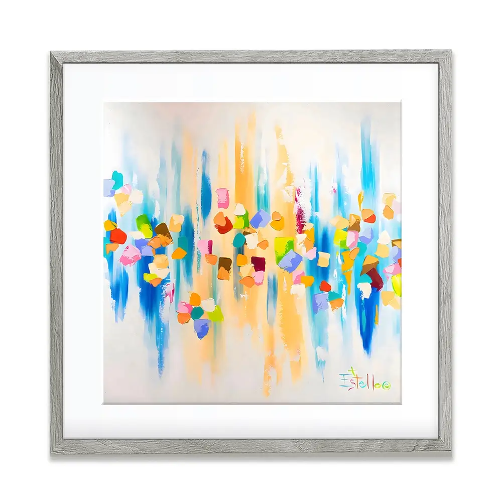 Celebration Square Framed Art Print Celebration Square Framed Art Print wall art product Estelle Grengs - Independent