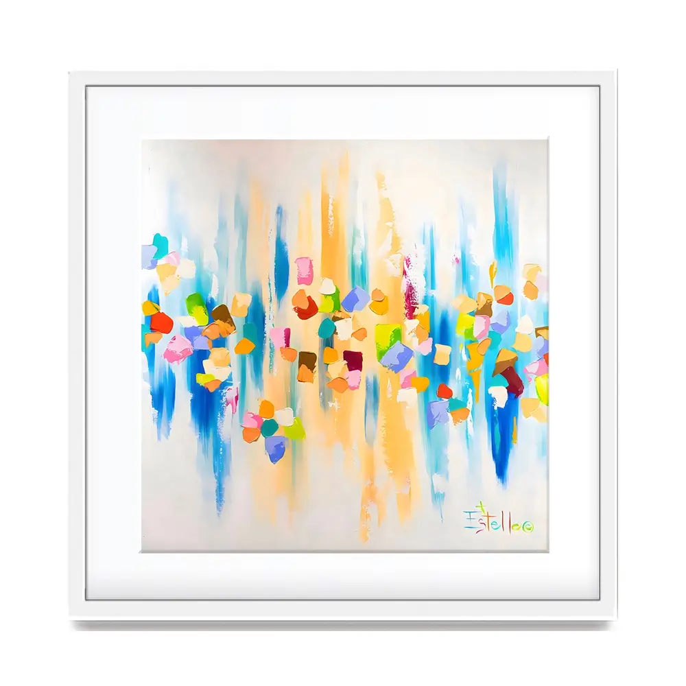 Celebration Square Framed Art Print Celebration Square Framed Art Print wall art product Estelle Grengs - Independent