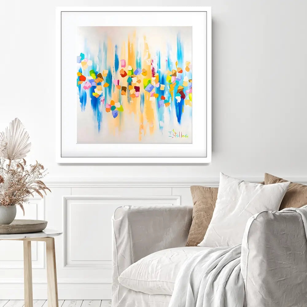 Celebration Square Framed Art Print Celebration Square Framed Art Print wall art product Estelle Grengs - Independent