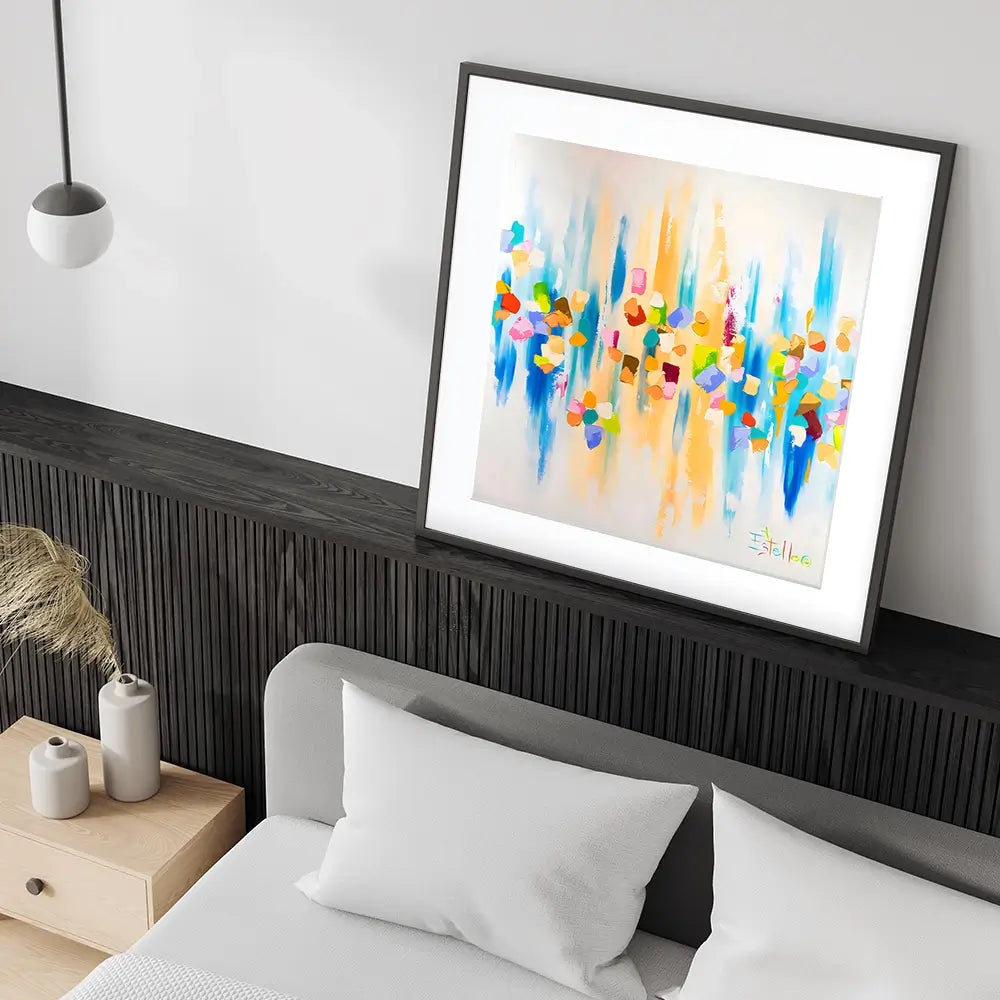 Celebration Square Framed Art Print Celebration Square Framed Art Print wall art product Estelle Grengs - Independent