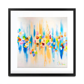 Celebration Square Framed Art Print Celebration Square Framed Art Print wall art product Estelle Grengs - Independent