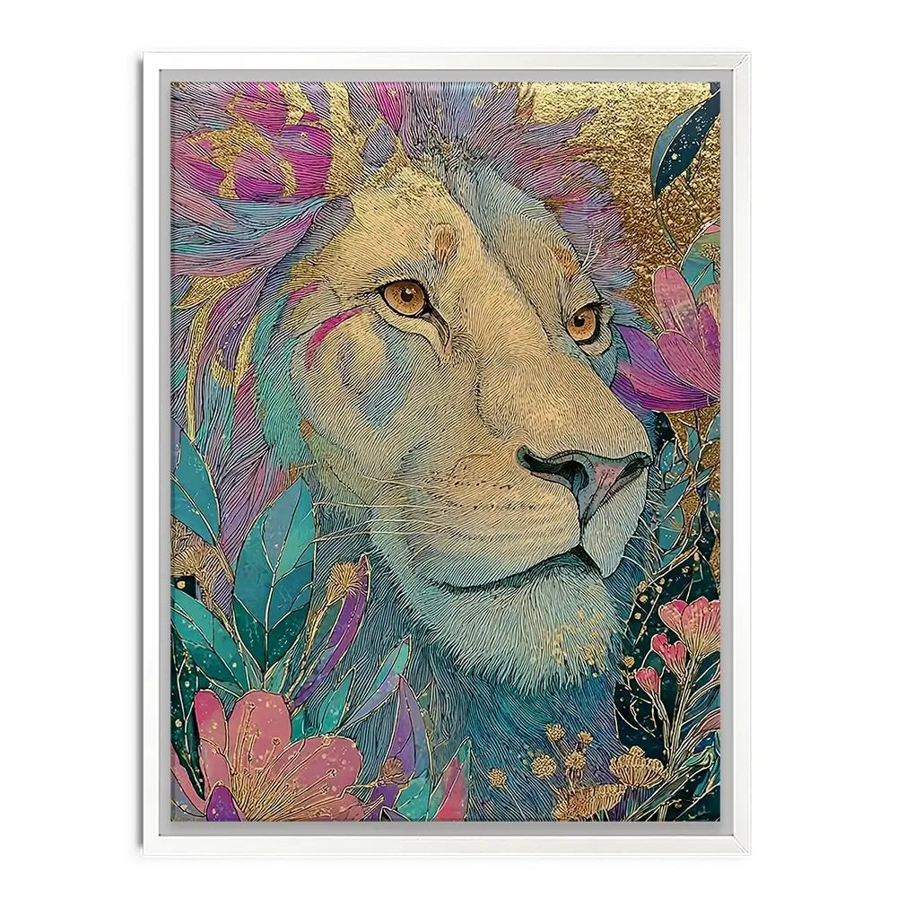 Celestial Lion Canvas Print Celestial Lion Canvas Print wall art product David Alexander Elder