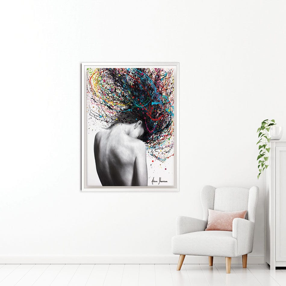 Cerebral Swirl Canvas Print wall art product Ashvin Harrison